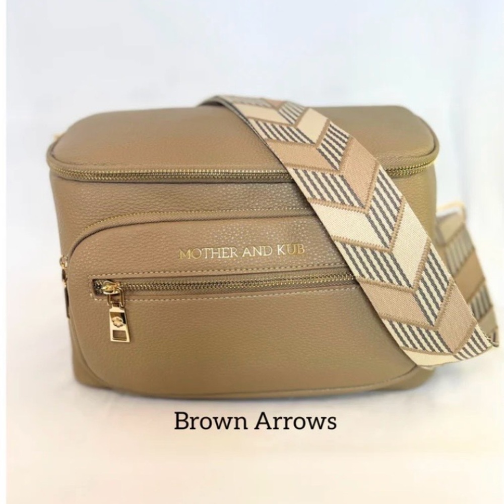 Mother and Kub Zoey Crossbody Diaper Bag- NWT